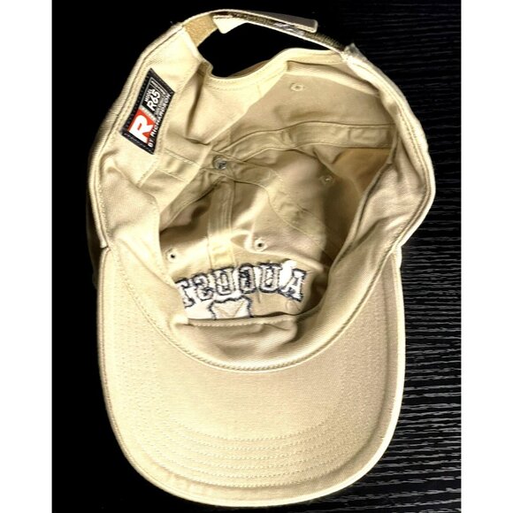 Augusta Georgia Embroidered Beige Baseball Cap By Richardson R65 100% Cotton Adj - Picture 4 of 7